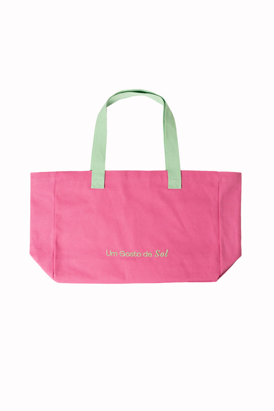 Pink Cotton Bag