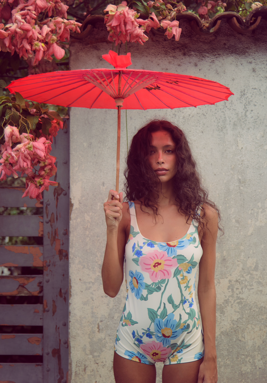 Playsuit in Vanilla Spring