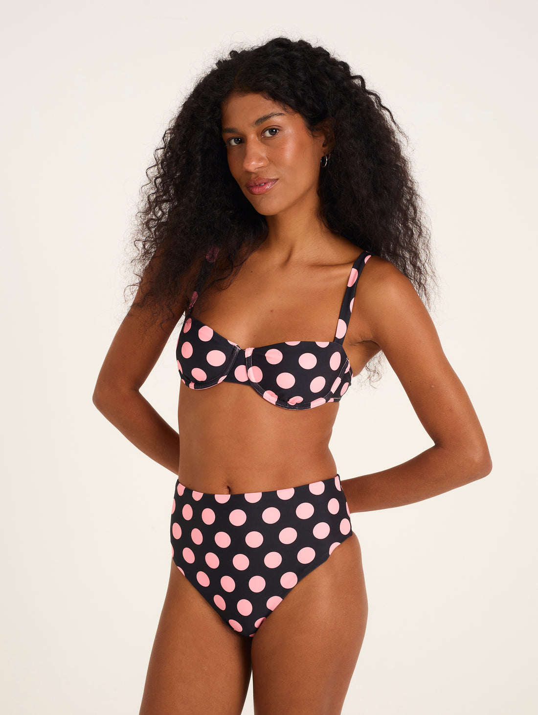 Bottom Freya in Polka Pink